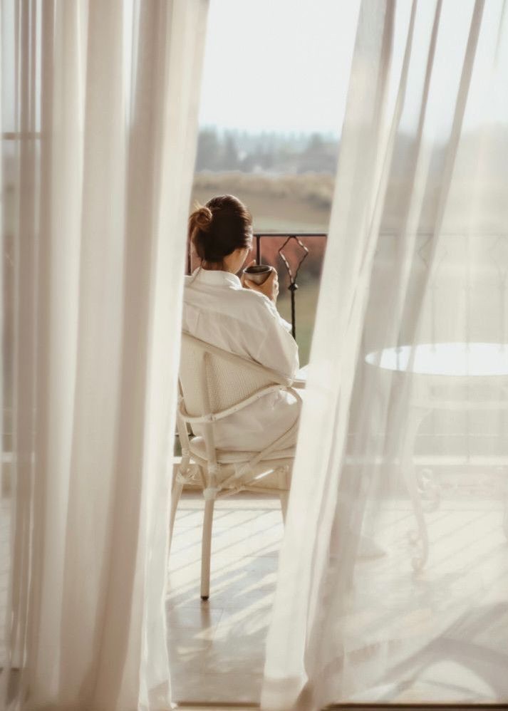 Morning on the balcony